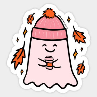 Fall Ghost Sticker